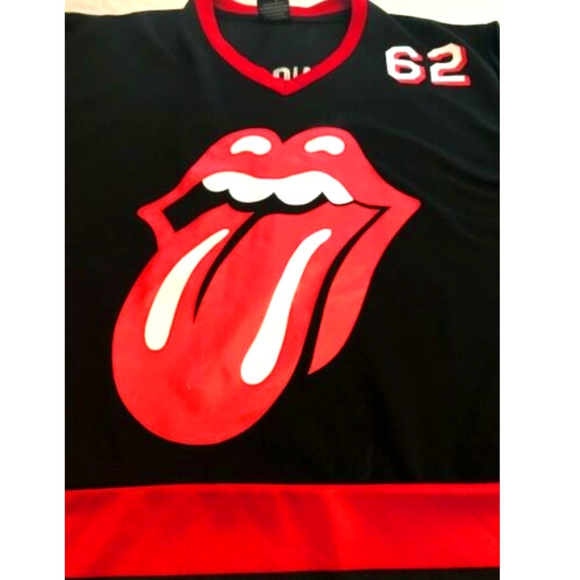 The Rolling Stones rock Hockey Jersey M L NWT - Picture 4 of 7